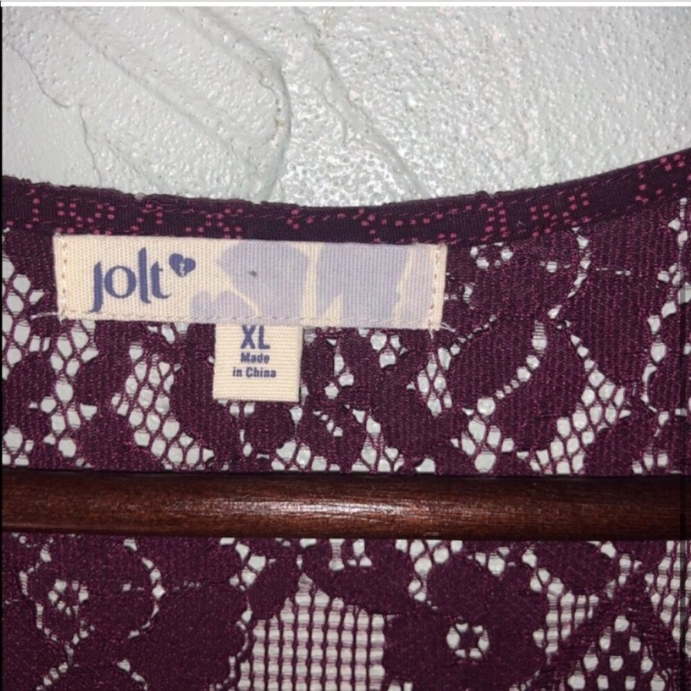 Jolt Purple Printed Maxi Dress NWT - Picture 4 of 9